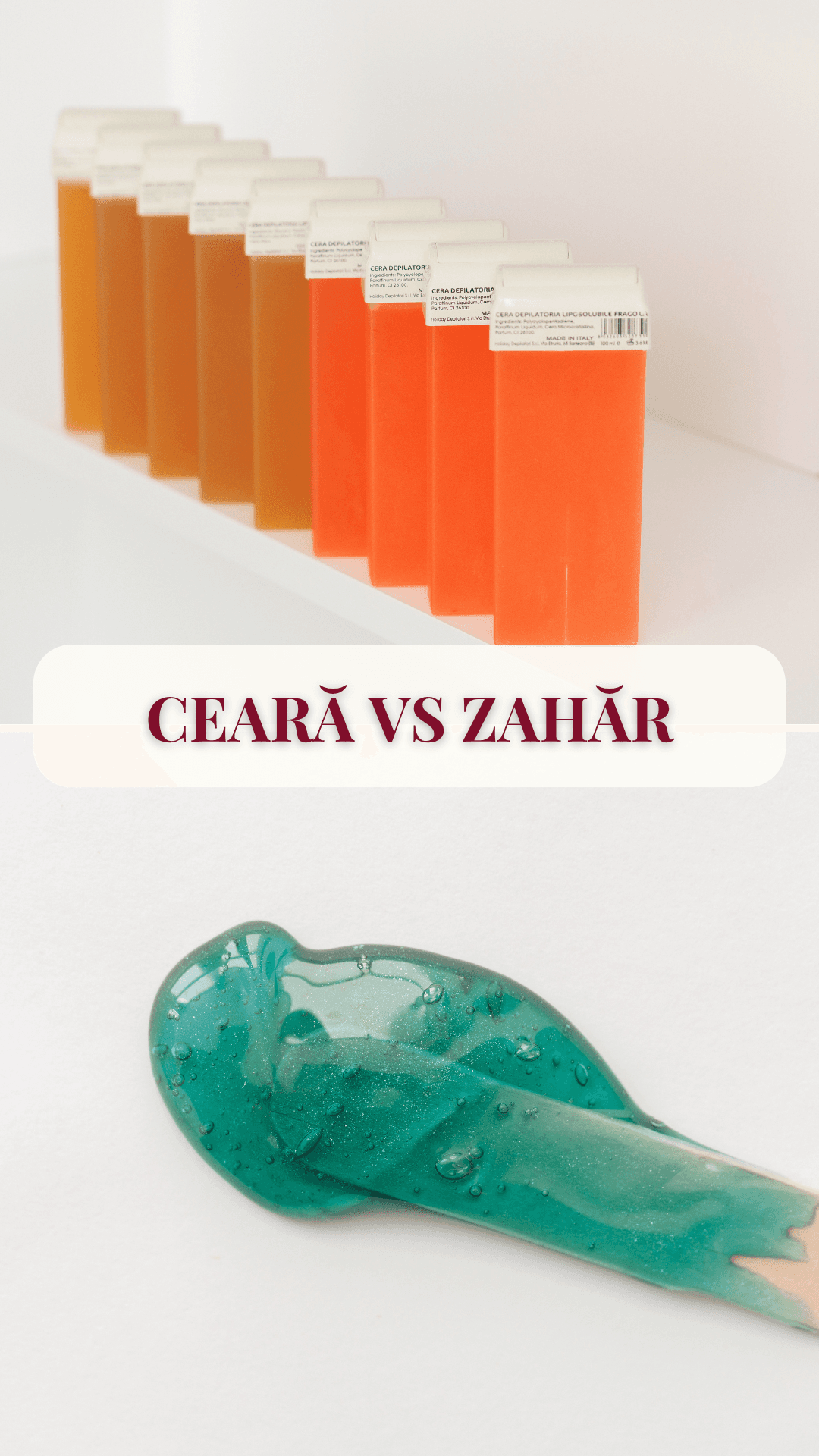 Ceară VS Zahăr